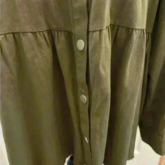 chic soul Womens Sz 2x Cozier Now Jacket, Olive - Picture 4 of 8